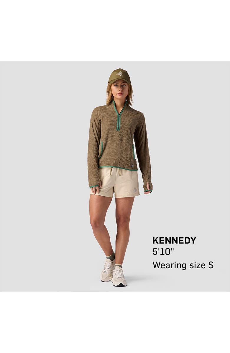 Backcountry Highliner Primaloft Air-Perm Fleece 1/4-Zip - Women's, Alternate, color, Fallen Rock