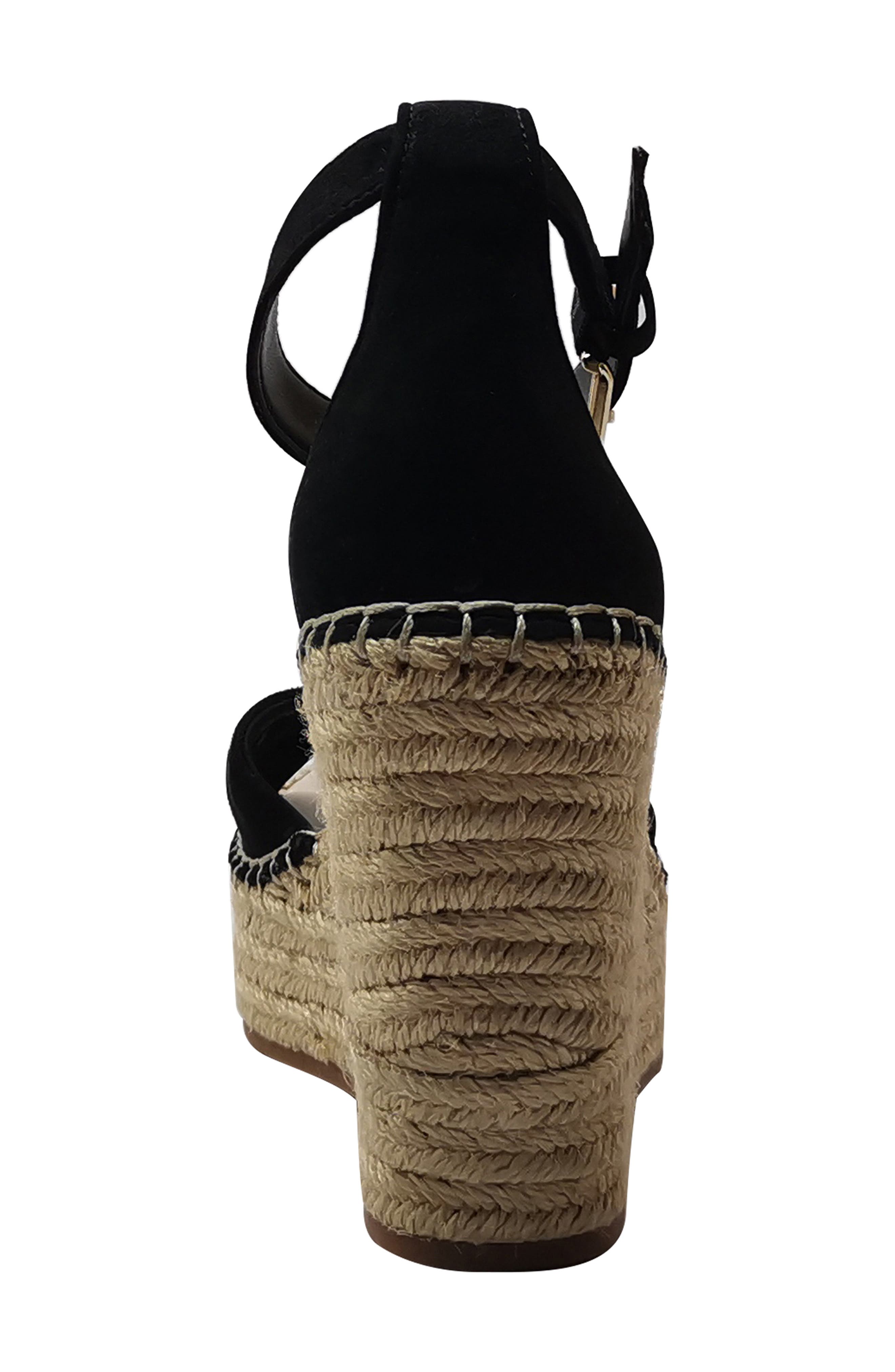 Kenneth Cole Sol Ankle Strap Espadrille Platform Wedge Sandal, Alternate, color, 