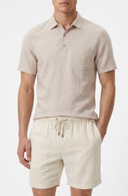 Onia Josh Linen & Cotton Blend Popover Shirt