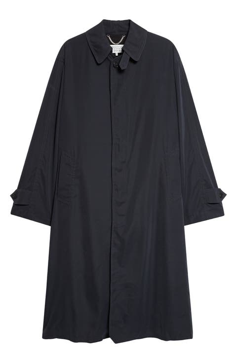 Peached Twill Trench Coat