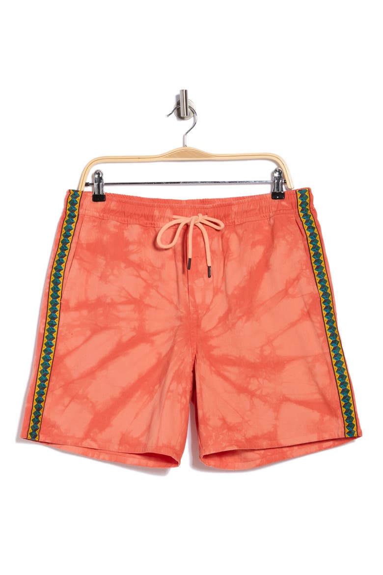 Cortez Print Drawstring Shorts, Alternate, color, CANYON SUNSET