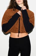 SKIMS Faux Shearling Crop Jacket