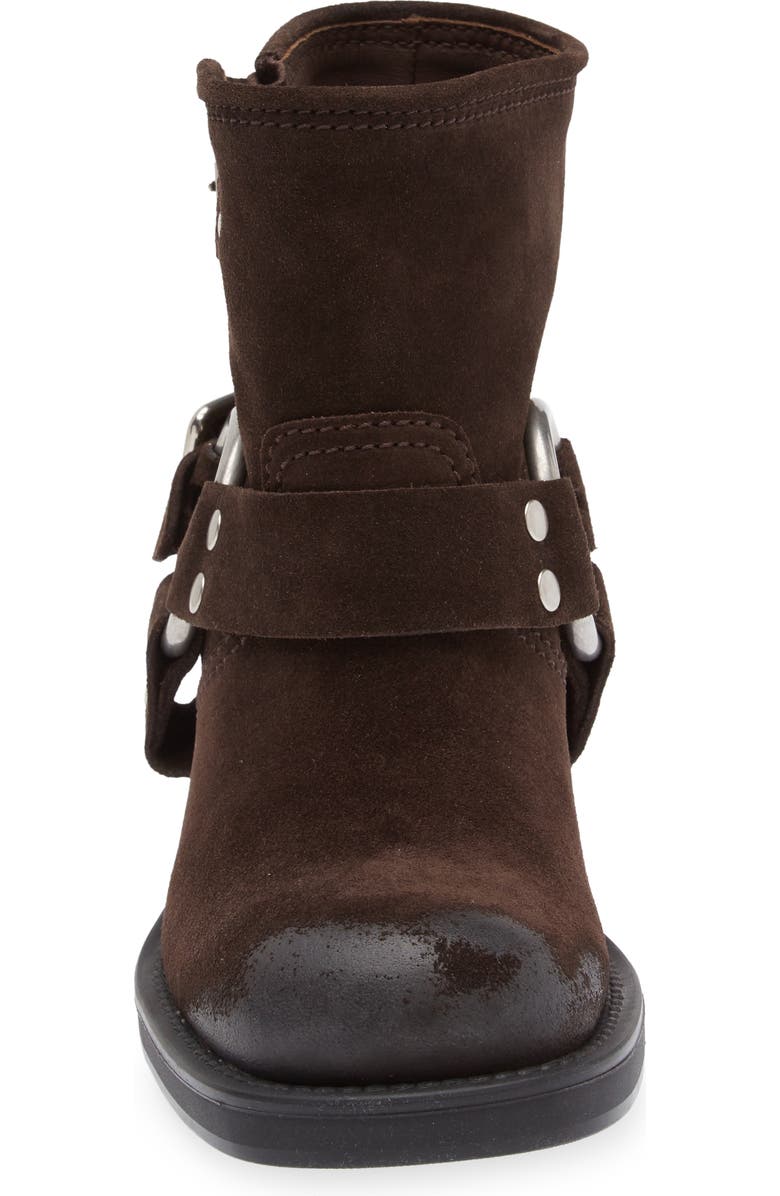 Miu Miu Harness Biker Ankle Boot, Alternate, color,