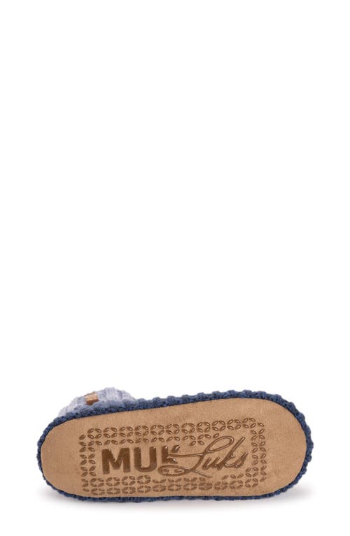 Muk Luks Slipper Socks In Blue