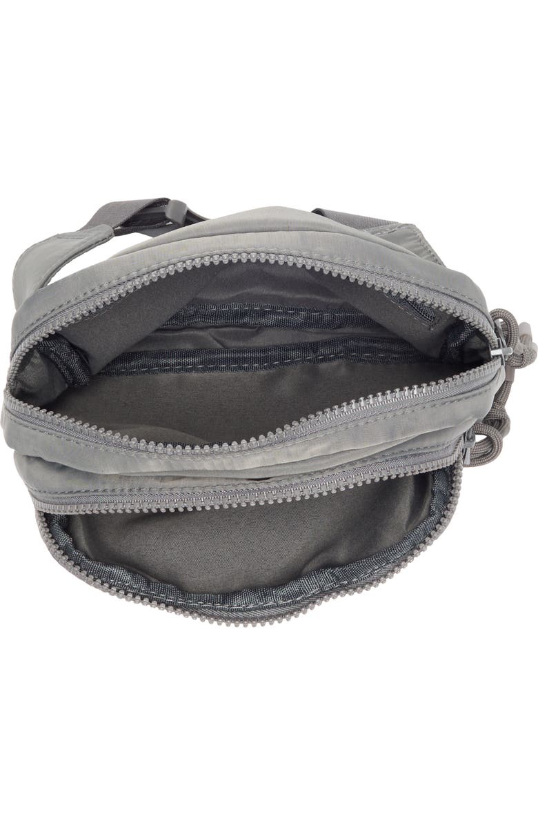 Zella Two Pocket Belt Bag, Alternate, color, Grey Forged