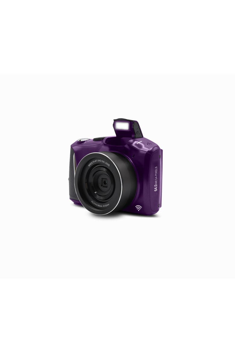MND55 64 MP Auto Focus / 4K Ultra HD Digital Camera, Alternate, color, PURPLE
