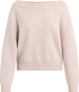 Favorite Daughter The Staying In One-Shoulder Cotton & Cashmere Pullover