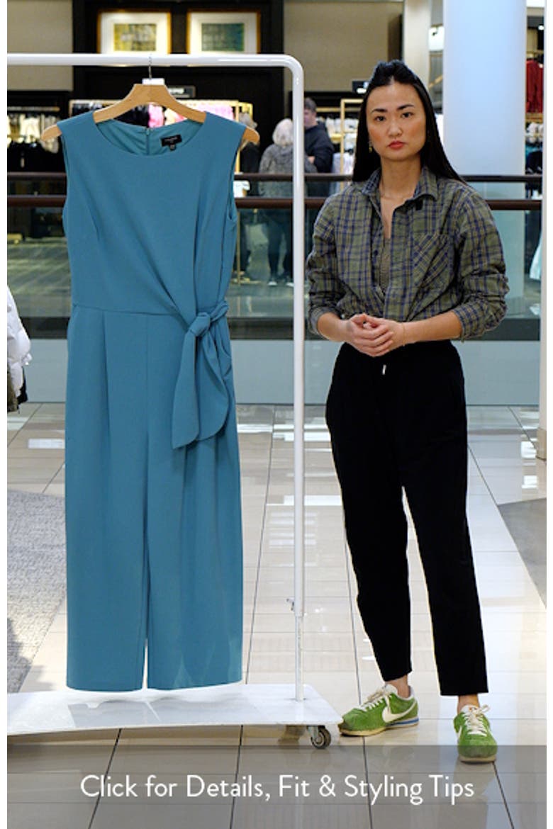 Side Tie Scuba Crepe Jumpsuit video