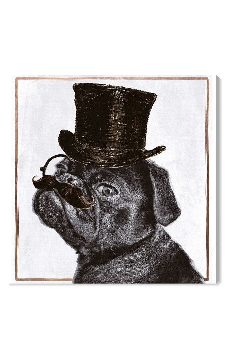 Wynwood Studio What a Gentleman Black Wall Art, Main, color, 