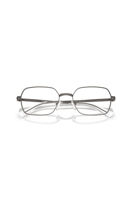 Michael Kors 56mm Square Optical Glasses In Gray