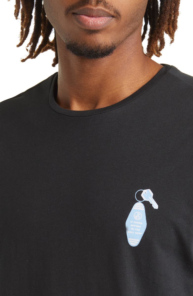 Swannies Golf Cart Key Graphic Tee, Alternate, color,