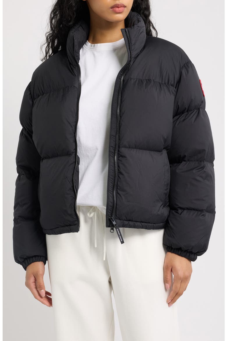 Fallon Water Resistant Down Puffer Jacket, Alternate, color, BLACK - NOIR