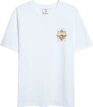 Casablanca Tennis Landscape Classic Organic Cotton Graphic T-Shirt