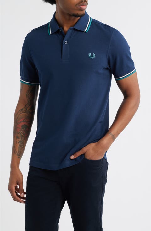 Extra Trim Fit Twin Tipped Piqué Polo