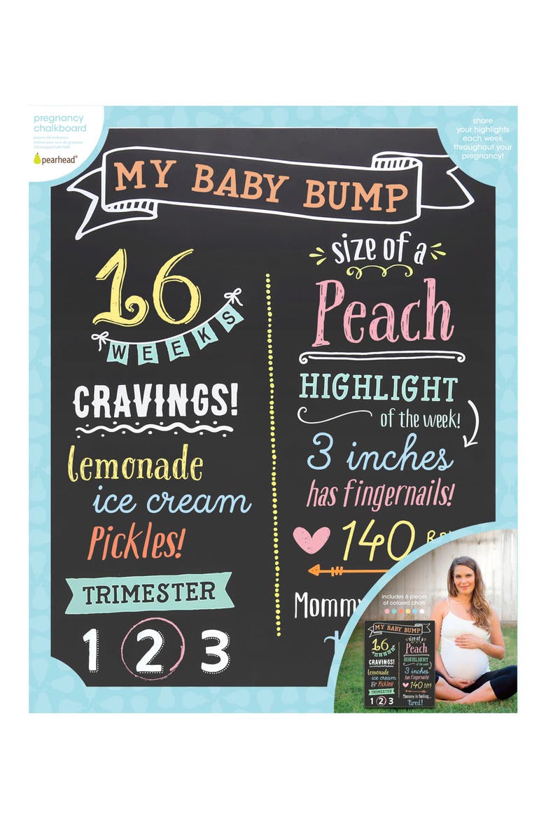 Pregnancy Chalkboard, Alternate, color, BLACK