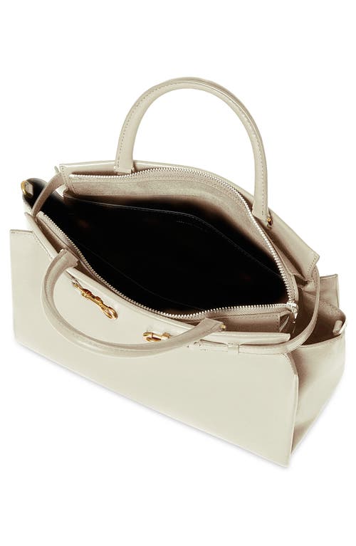 Rebecca Minkoff Insider Leather Shoulder Bag In Porcelain