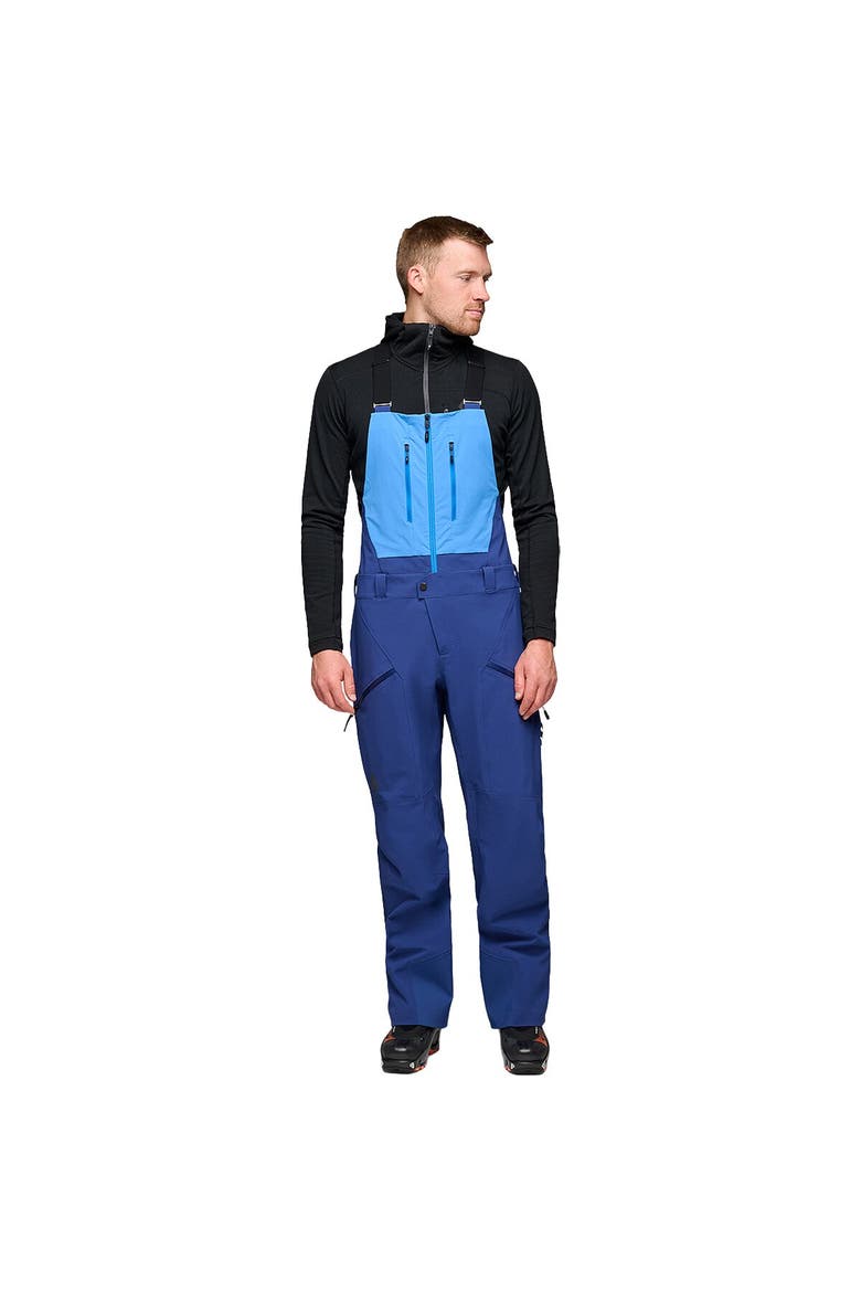 Recon Stretch Bib Pant - Men's, Main, color, Twilight Blue/Vertical Blue