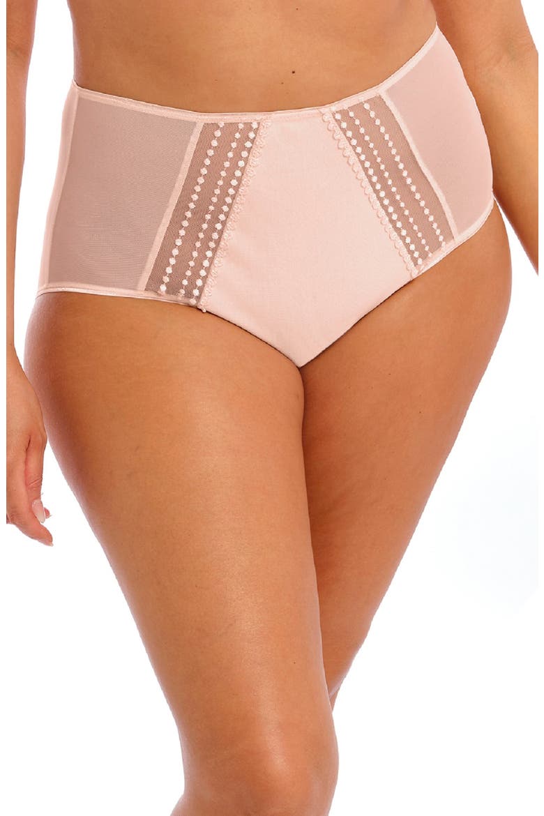 Matilda Full Figure Embellished Briefs, Main, color, PEARL BLUSH