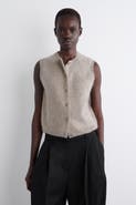 COS Brushed-Cashmere Vest