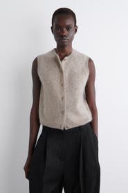 COS Brushed-Cashmere Vest