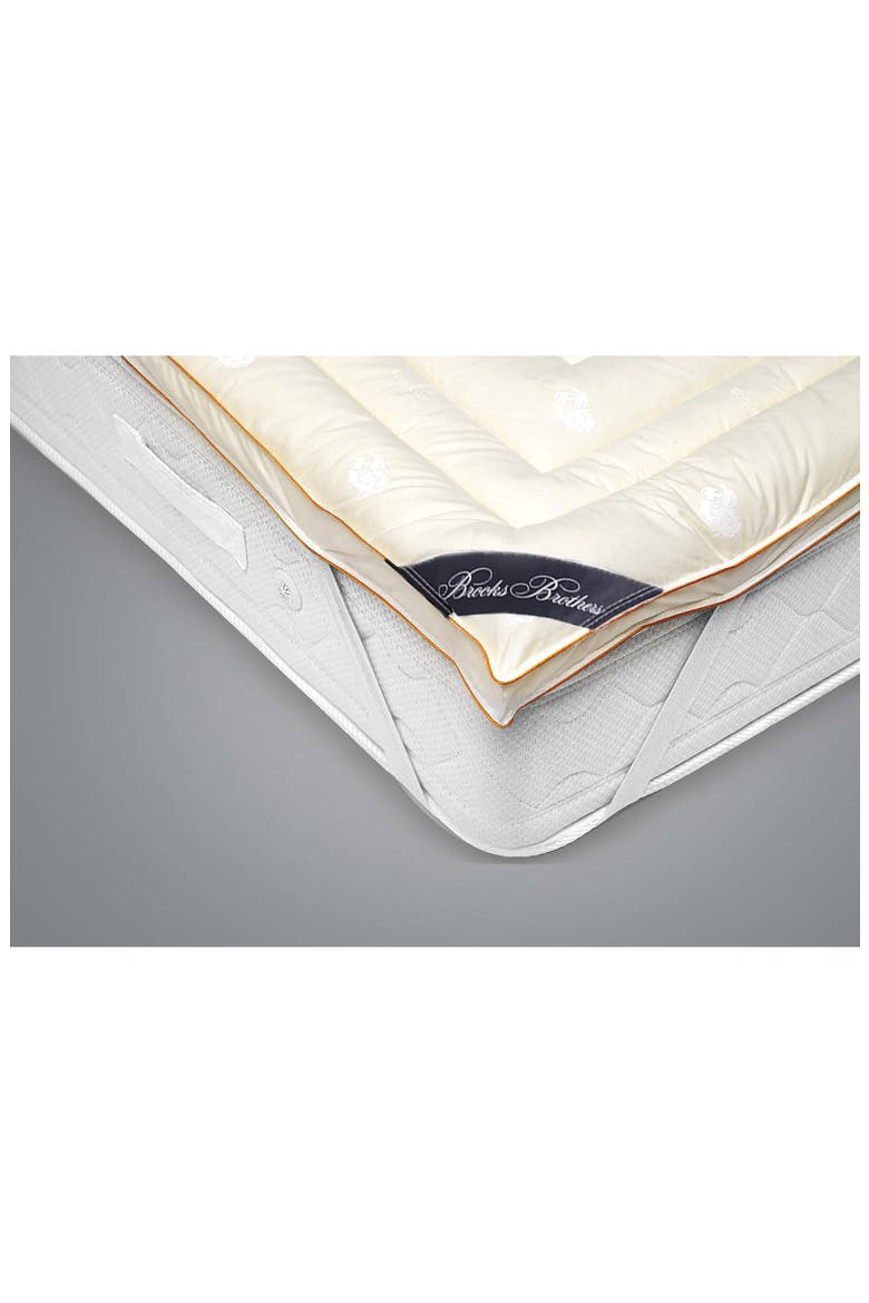 Quilted Mattress Topper, Alternate, color, CREAM