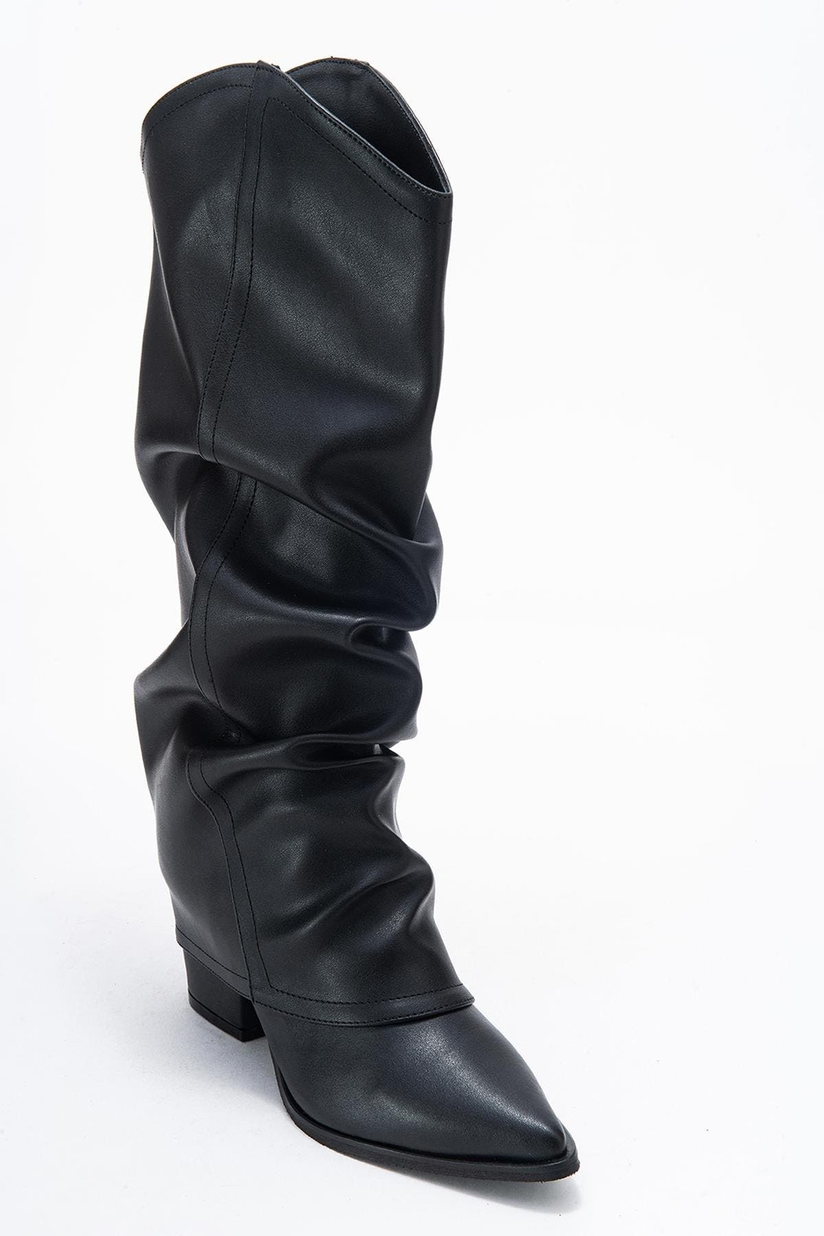 Prologue Shoes Elaris Block Heel Knee High Boot, Main, color, 