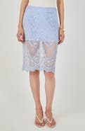 Endless Rose Sequin Lace Midi Skirt