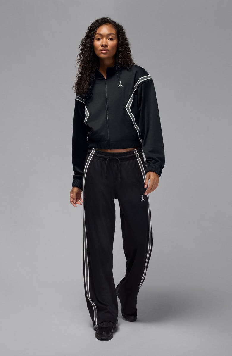 Jordan Brooklyn Track Jacket, Alternate, color, Black/ Sail