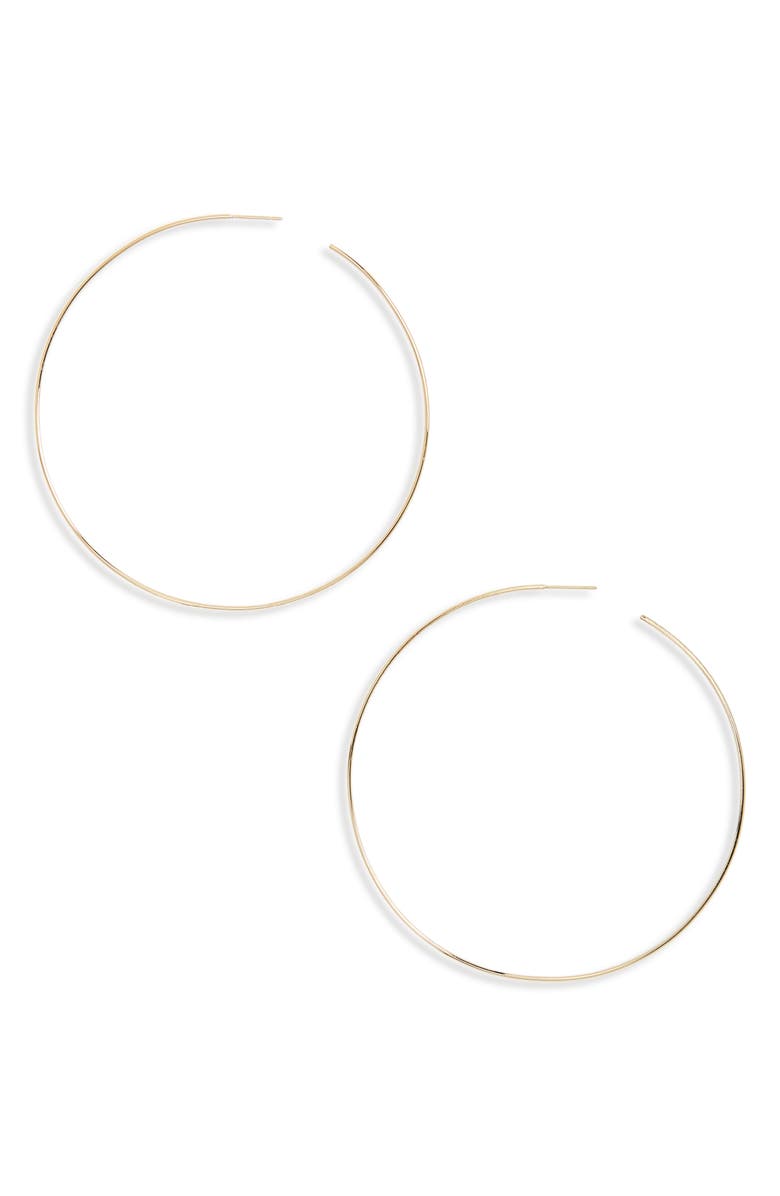 LANA Jewelry Open Wire Hoop Earrings, Main, color, 