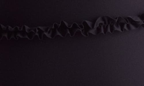 Mimi Flamingo Sonny Ruffle One-piece Swimsuit In Black