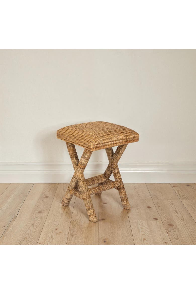 Woven Vanity Stool, Alternate, color, Natural