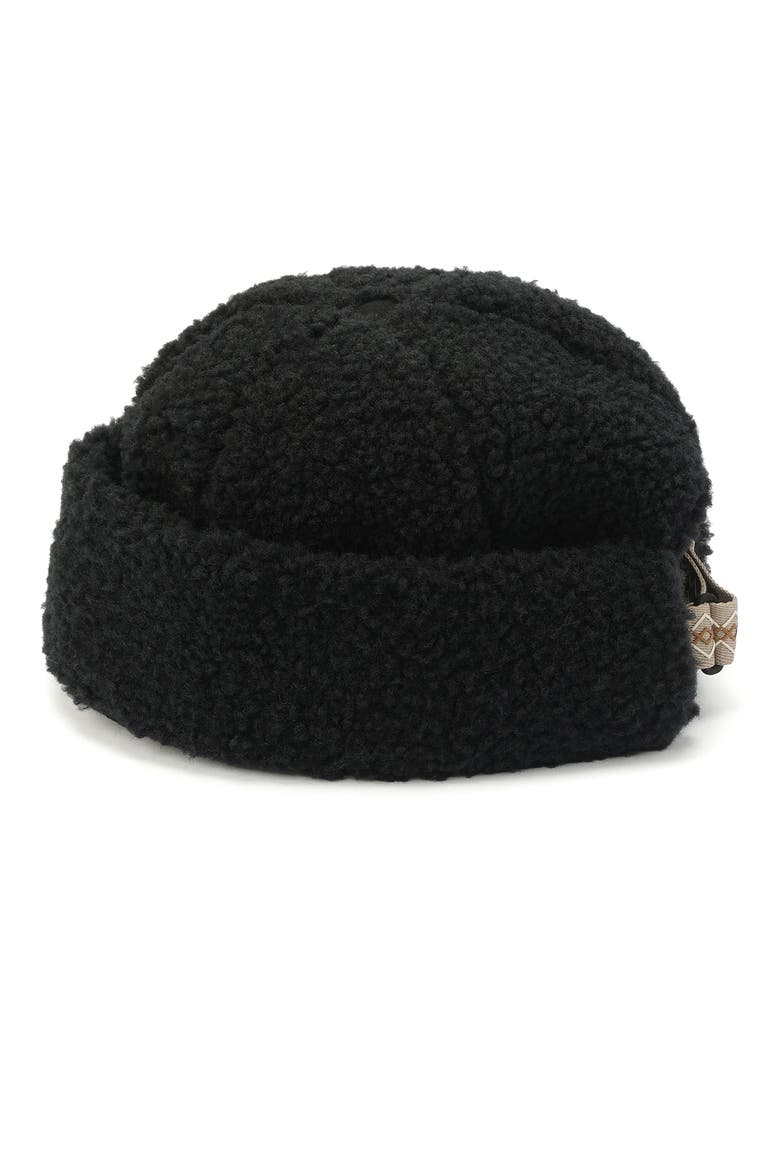 Brimless High Pile Beanie, Alternate, color, BLACK