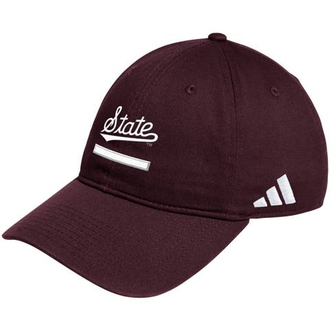 Men's adidas Maroon Mississippi State Bulldogs Locker Room Adjustable Slouch Hat