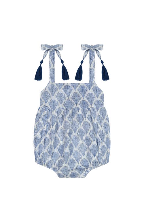 Mer St. Barth Zoe Baby Romper Navy Feather