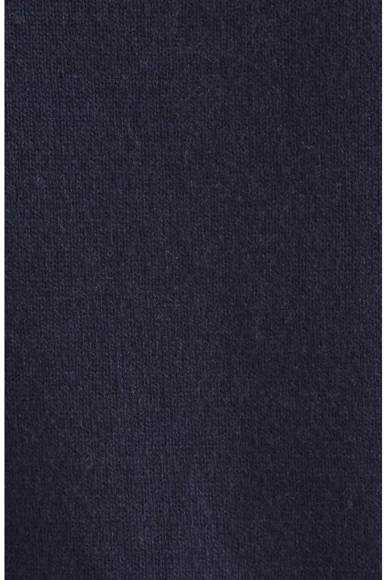 Cashmere & Organic Cotton Jersey Polo, Alternate, color, NAVY