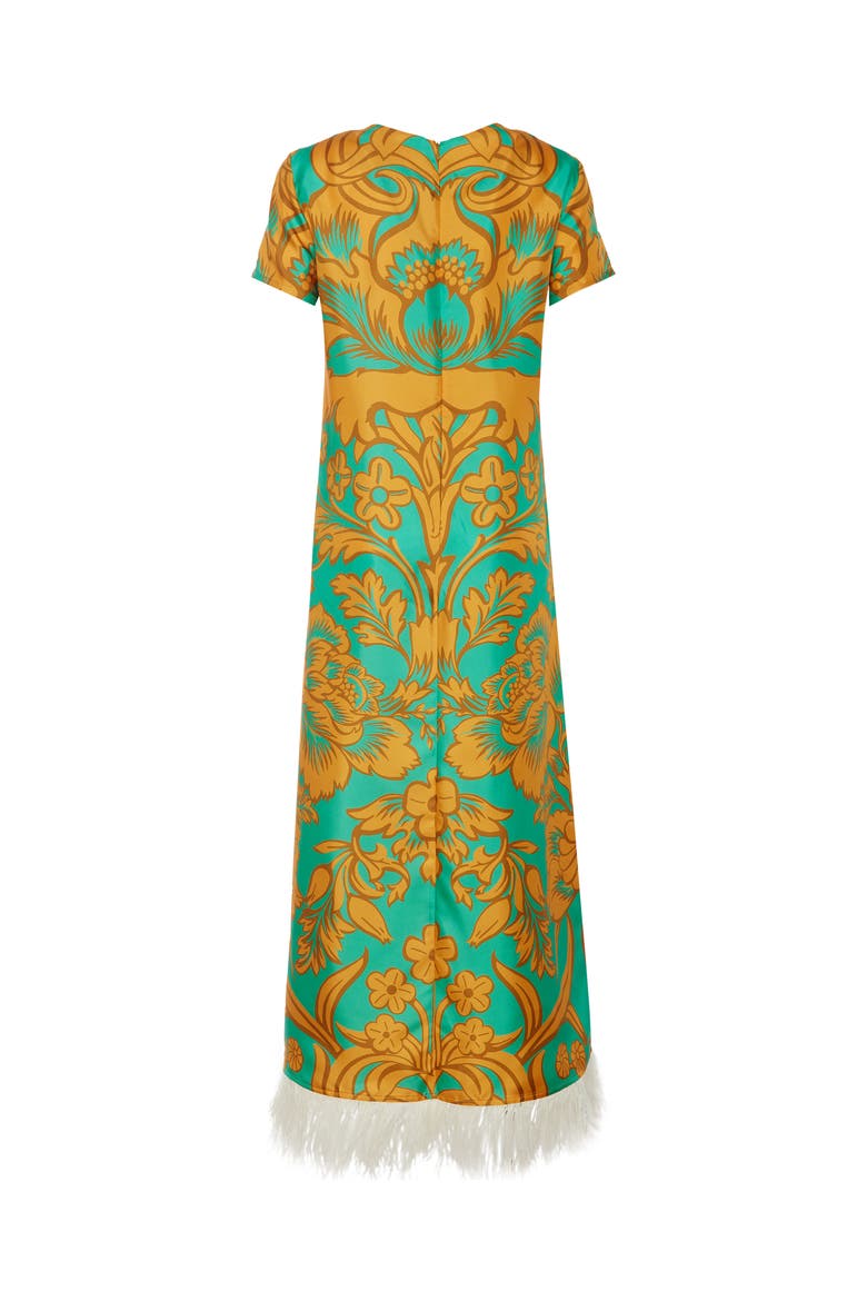 Swing With Feathers Va-Va Placée Turquoise, Alternate, color, Va-Va Placée Turquoise