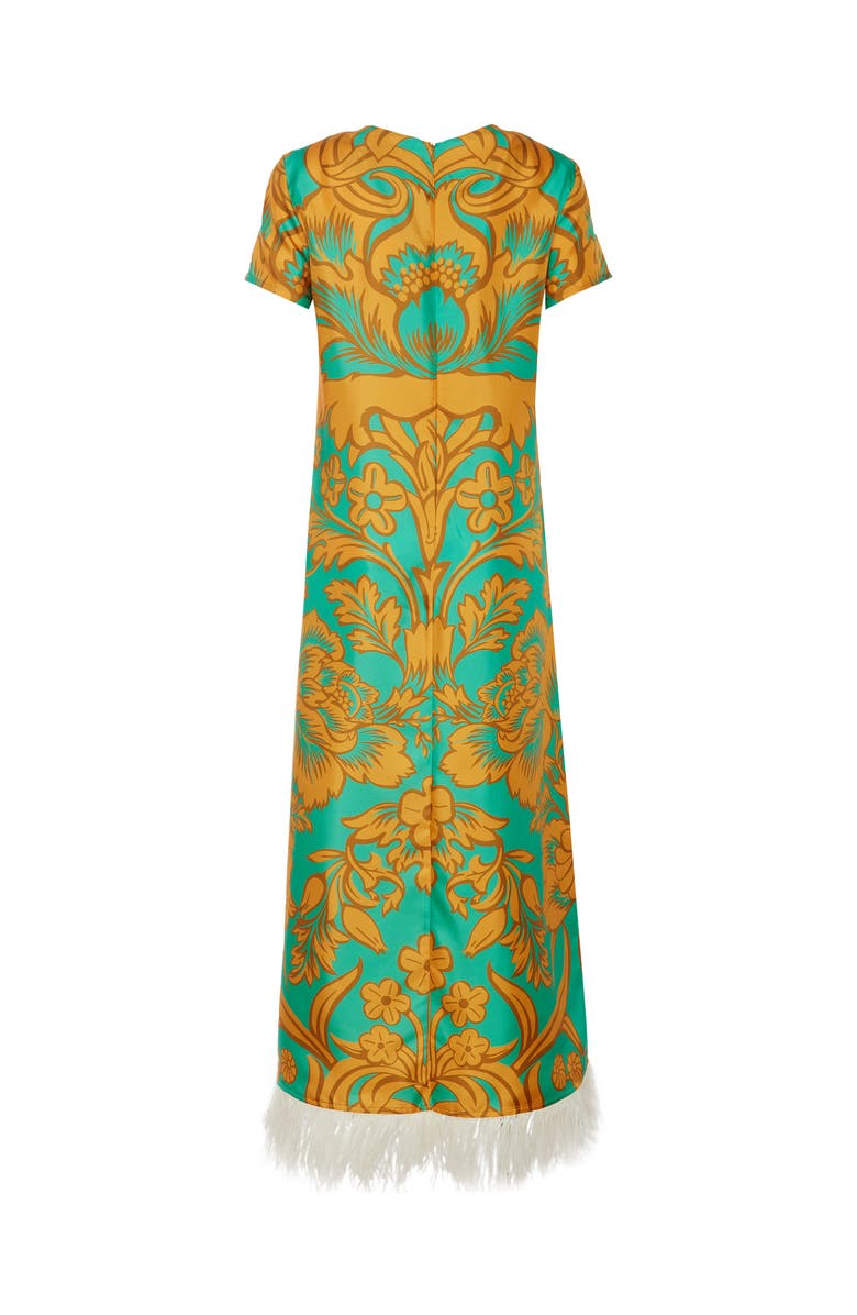 La DoubleJ Swing With Feathers Va-Va Placée Turquoise, Alternate, color,