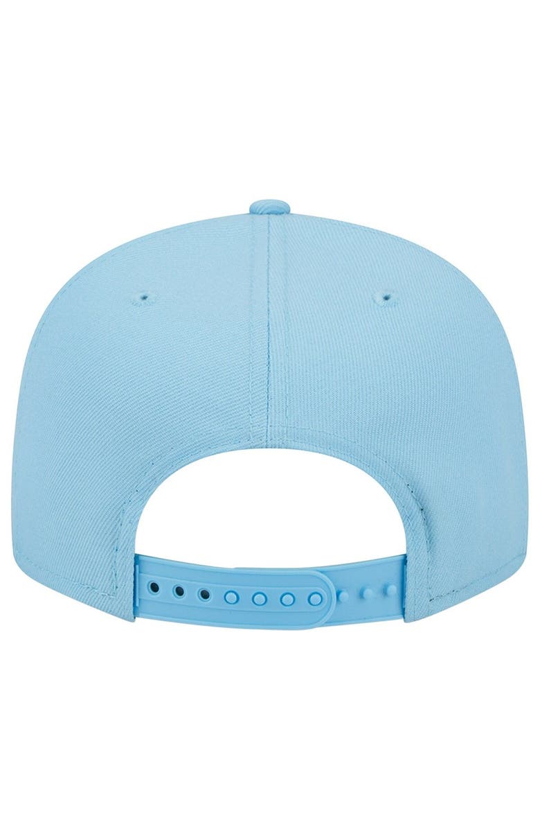 New Era Men's New Era Light Blue Detroit Tigers Spring Color Basic 9FIFTY Snapback Hat, Alternate, color,