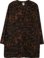 Anne Klein Leopard Print Topper Jacket