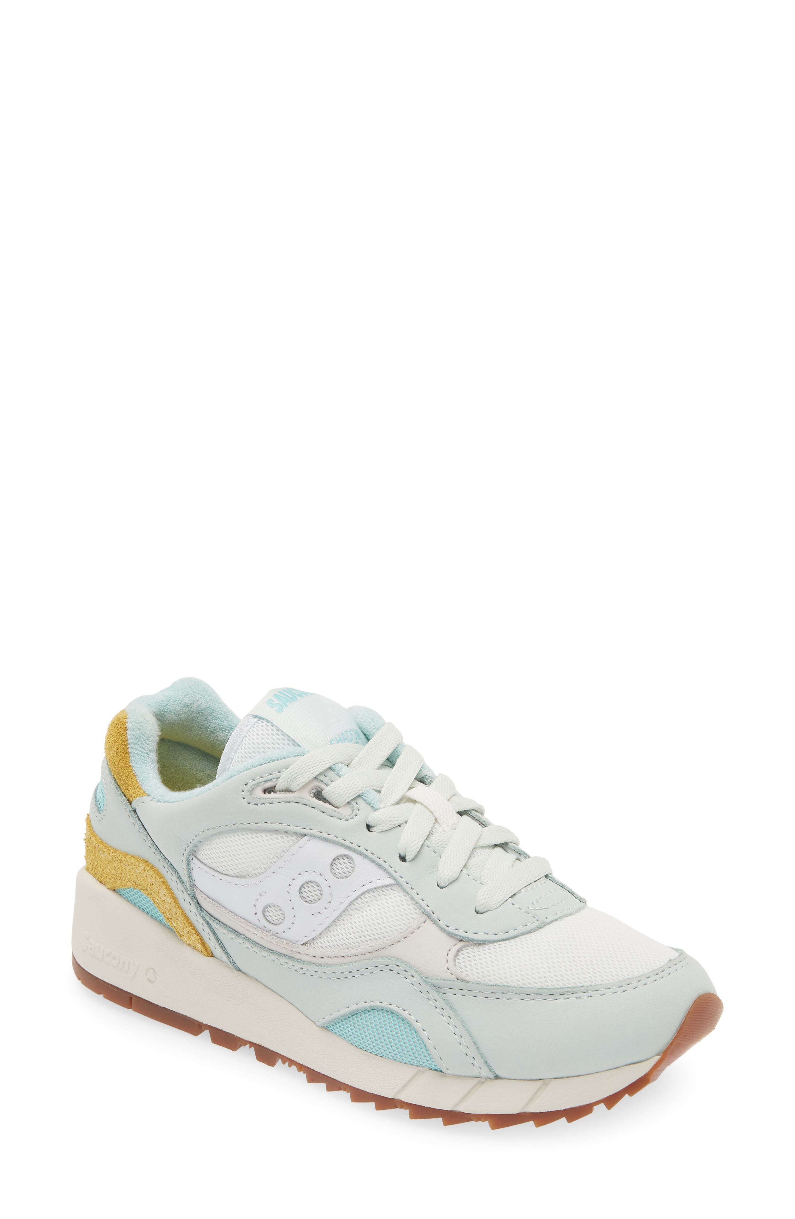 Saucony Shadow 6000 Essential Sneaker, Main, color, Turquoise/ Yellow