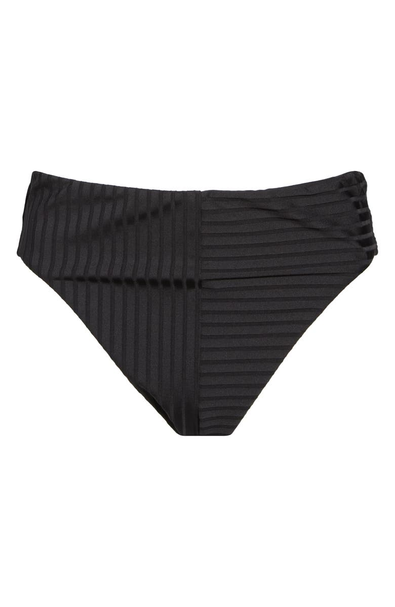 Sanctuary High Waist High Leg Bikini Bottoms, Alternate, color,