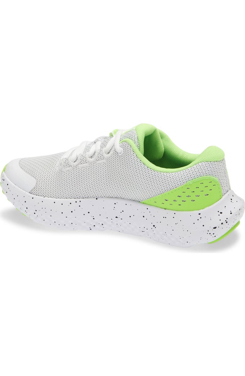 Under Armour Kids' Surge 4 Running Shoe, Alternate, color, White