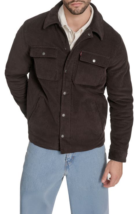 Corduroy Insulated Zip-Up Jacket
