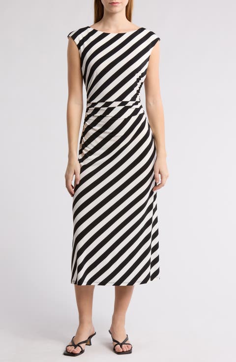 Ruched Midi Dress