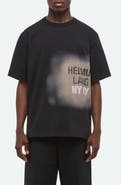 Helmut Lang Spray Paint Logo Short Sleeve T-Shirt