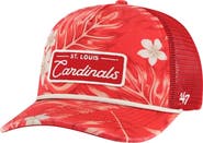 '47 Men's '47 Red St. Louis Cardinals Tropicalia Trucker Hitch Adjustable Hat