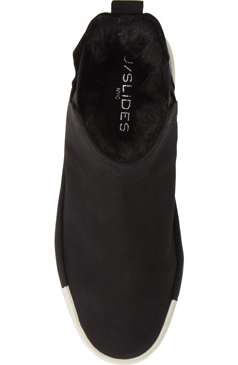 JSlides Val Faux Fur Lined Platform Sneaker, Alternate, color,