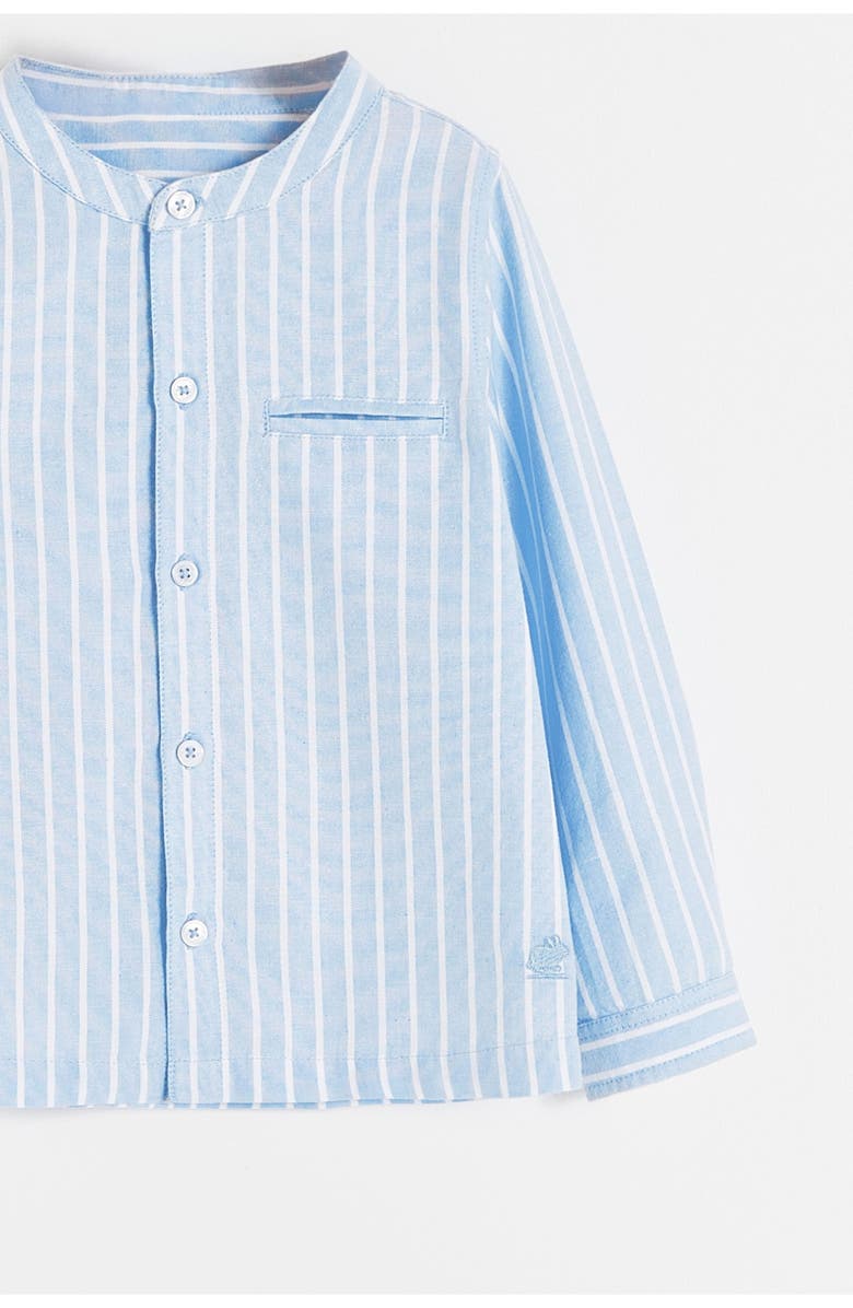 Babycottons Roque Button-Front Shirt for Toddler, Alternate, color, Light-Blue