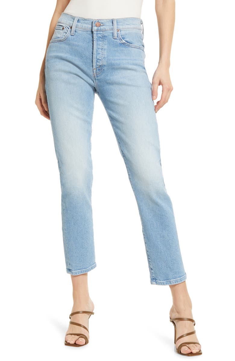 MOTHER The Scrapper High Waist Ankle Jeans, Main, color, Camera Obscura