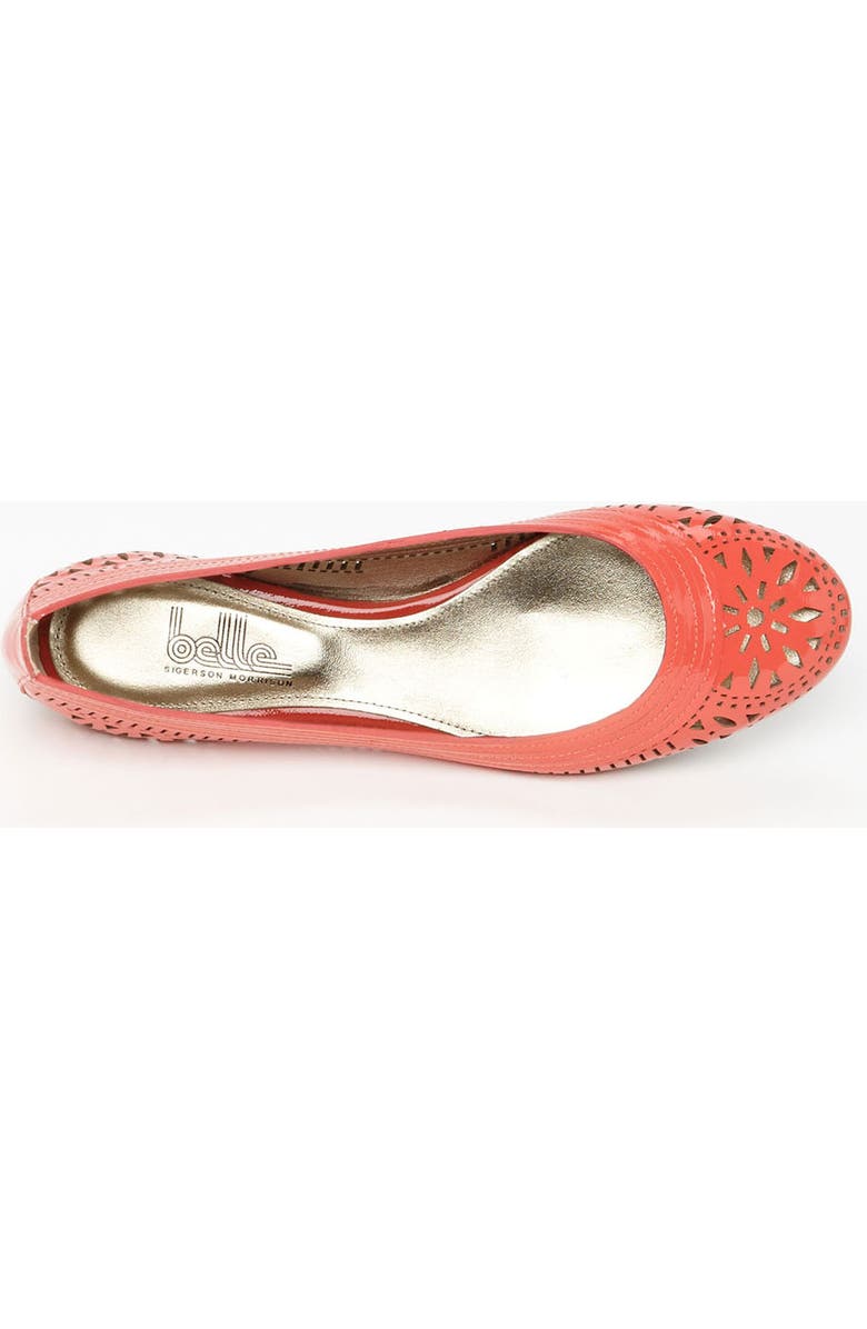 Belle by Sigerson Morrison 'Andromeda' Flat, Alternate, color, Fragola